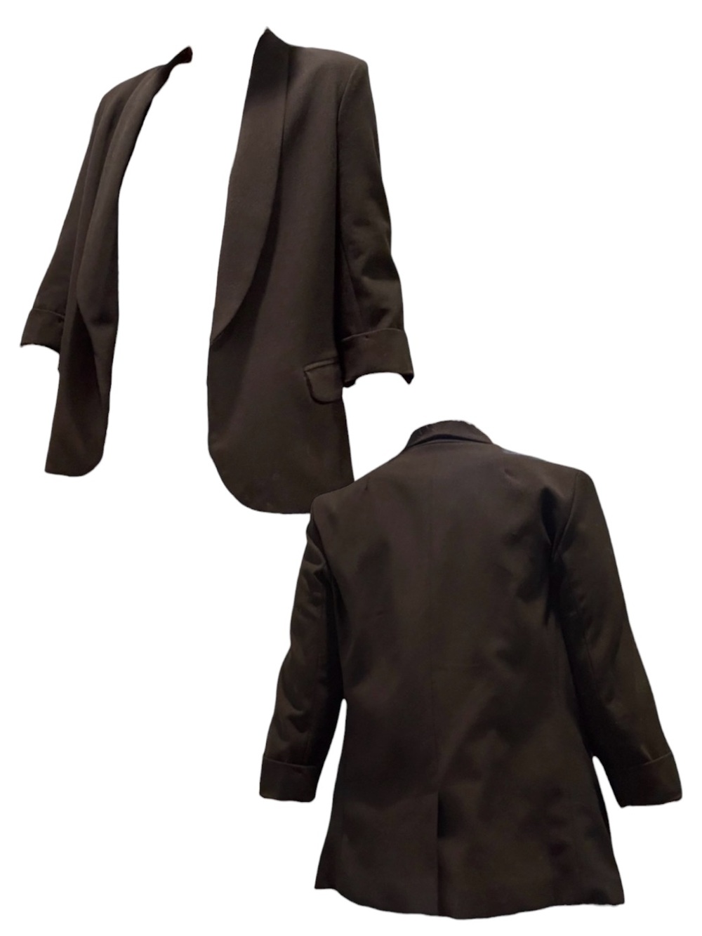 Black Sparkle & Fade Blazer